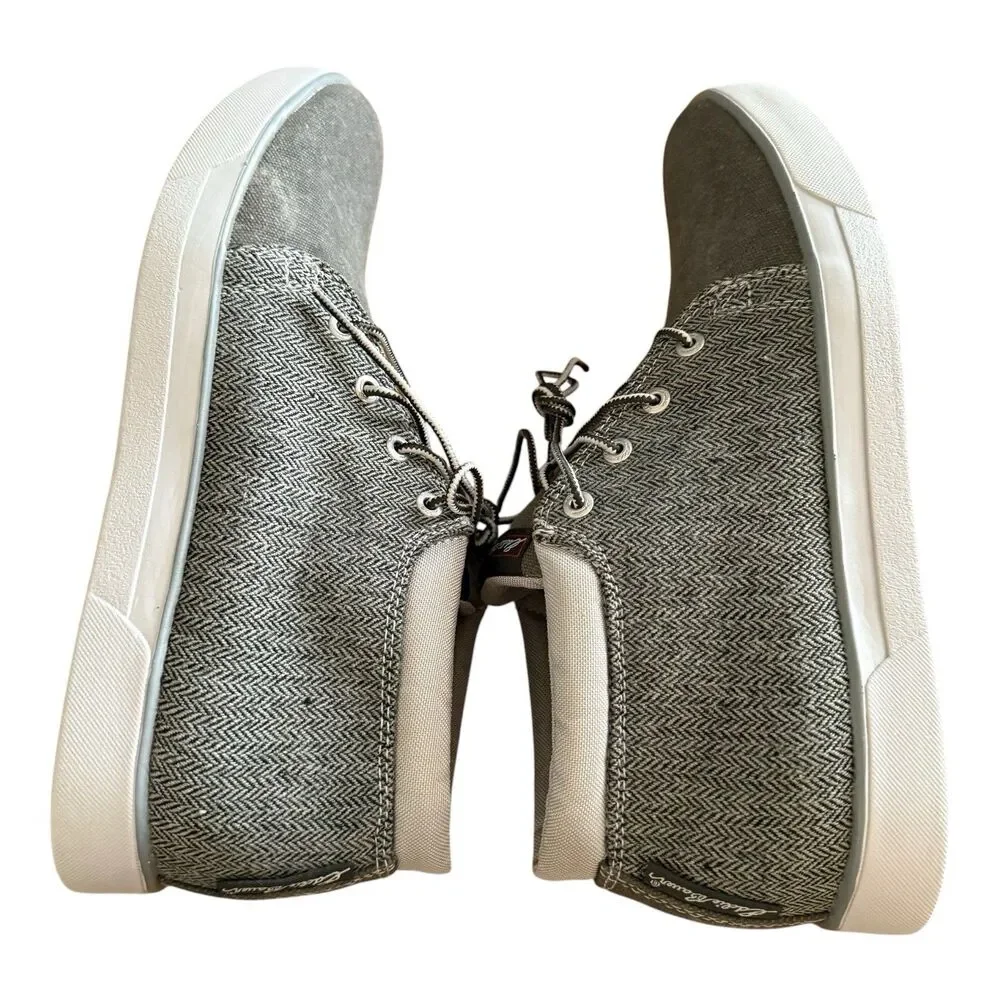Eddie Bauer Rivet Chukka Shoes Mens Sz 11.5 Chrome Gray Ankle Lace Up Sneaker